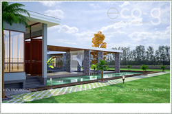 Biệt thự vườn 1 tầng 